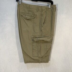 old navy cargo shorts Beige Chino Carpenter Shorts FITS 34 Pockets Stretch
